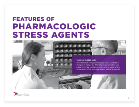 Download the features of pharmacologic stress agents brochure