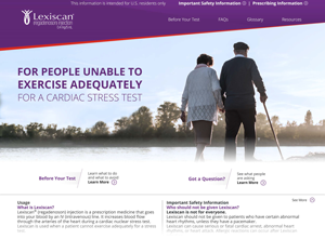 Visit the Lexiscan patient website